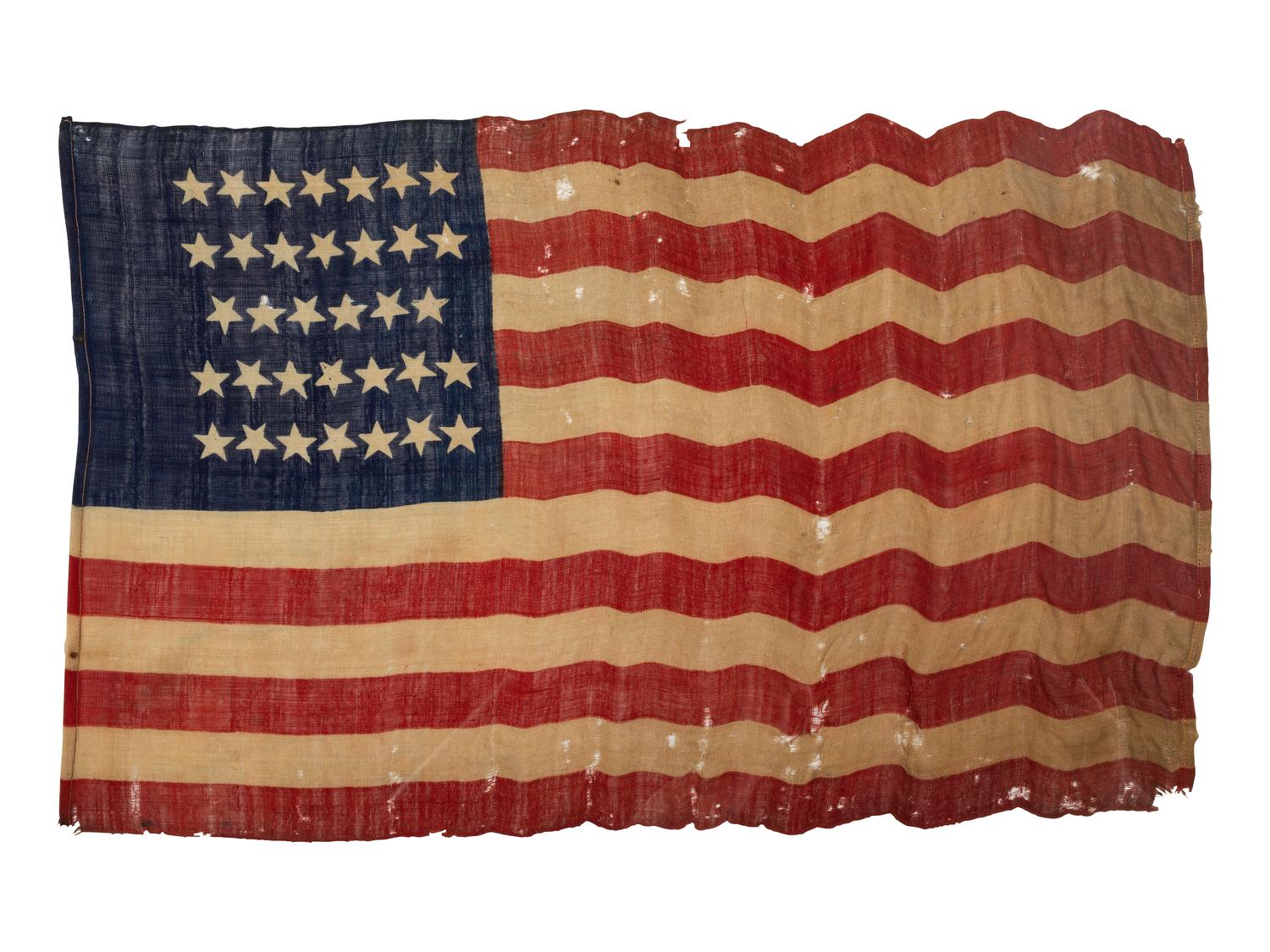 [FLAGS]. 34-star American flag. Ca 1861-1863.
