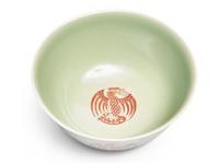 A Chinese Celadon Ground Iron Red Decorated Porcelain 'Phoenix' Bowl