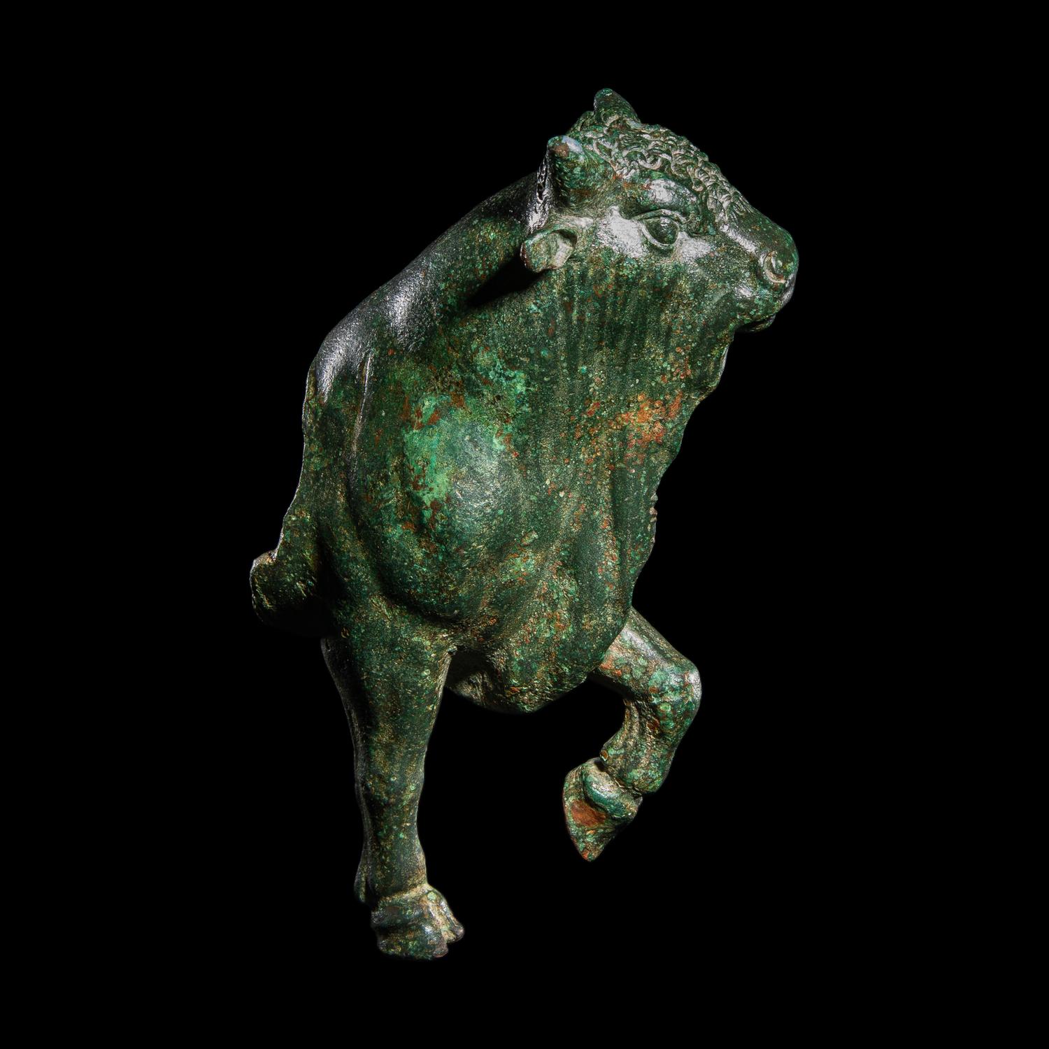 A Hellenistic Bronze Bull Forepart