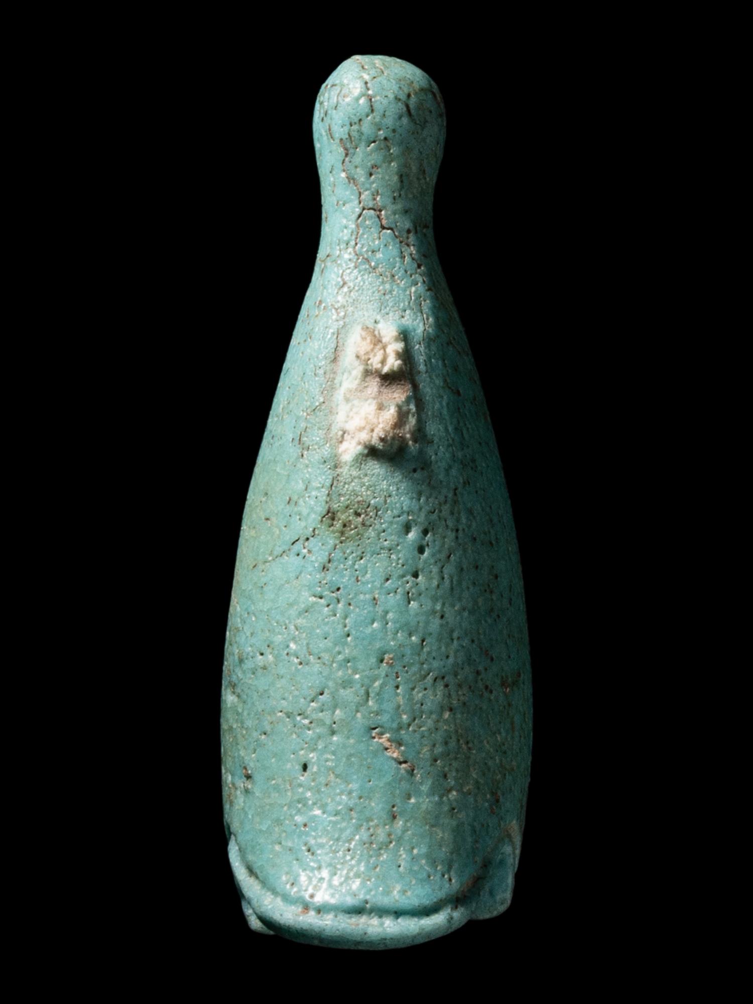 Two Egyptian Faience Crowns