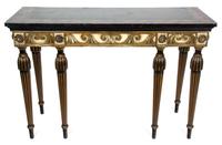 An Italian Neoclassical Console Table Height 32 3/4 x width 47 3/4 x depth 18 inches. — LATE 18TH CENTURY