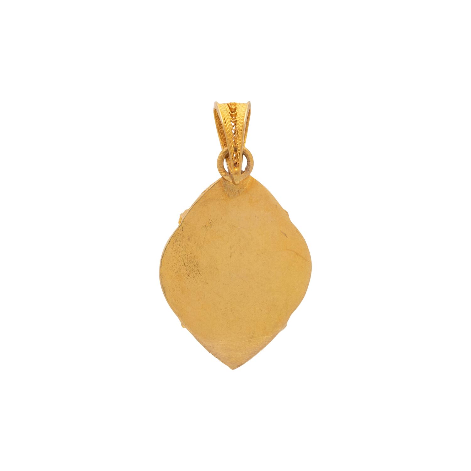 YELLOW GOLD PENDANT