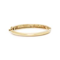 YELLOW GOLD AND DIAMOND BANGLE BRACELET