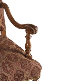 A Louis XIII Walnut Fauteuil