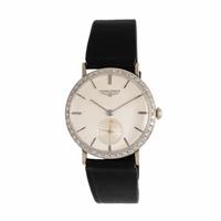 Longines, 18K White Gold and Diamond 'Chancellor' Watch