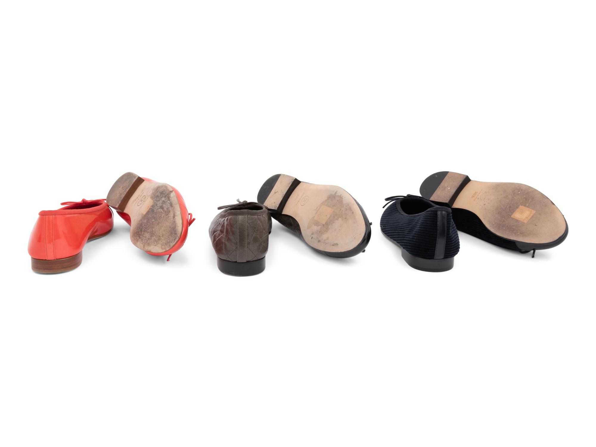 Three Pairs of Chanel Shoes