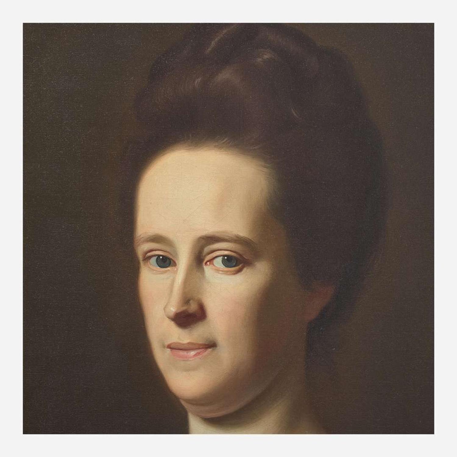 John Singleton Copley (American, 1737–1815) Portrait of Mrs. Elizabeth Coffin Amory, Bust-Length