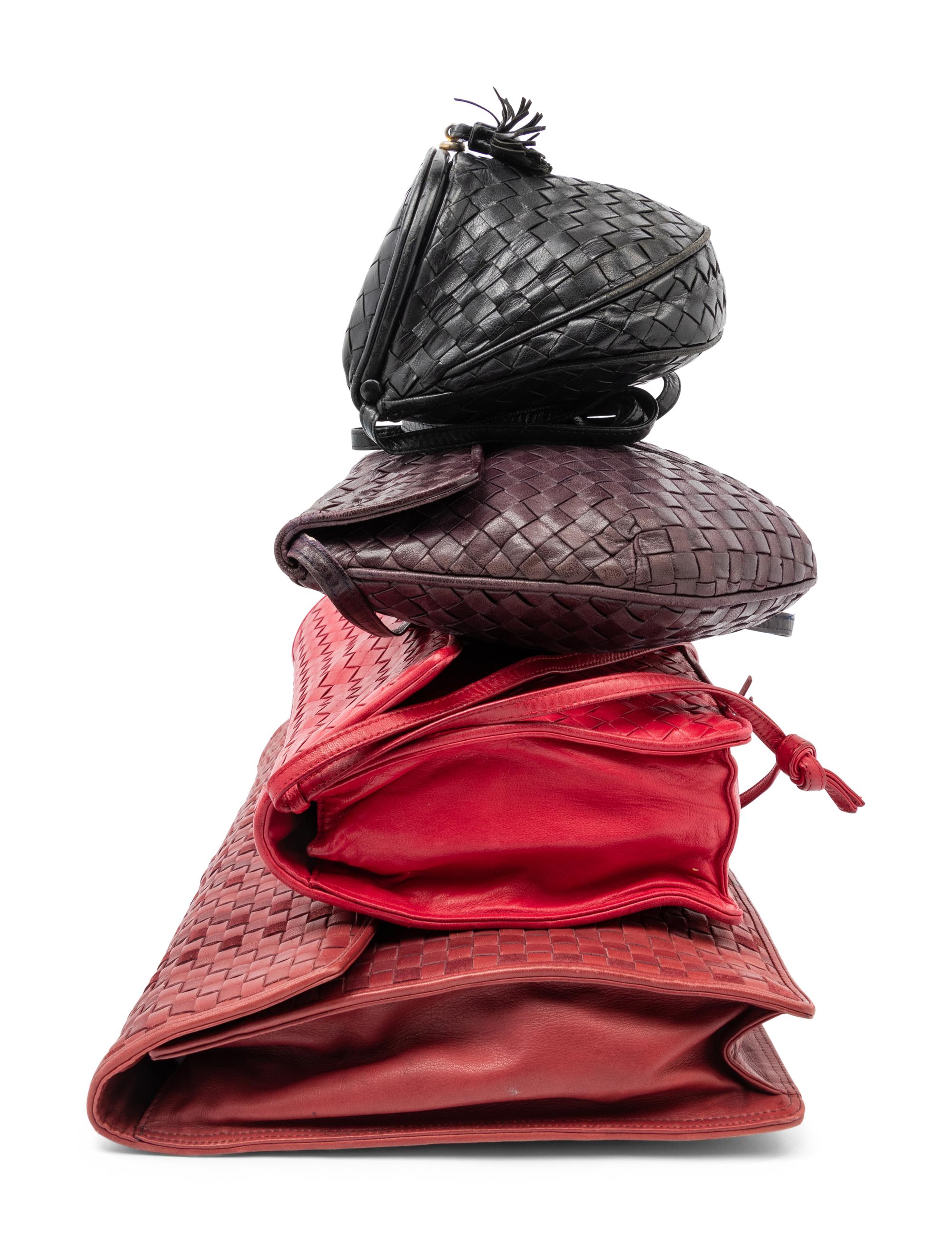 Four Bottega Veneta Bags, 1980s