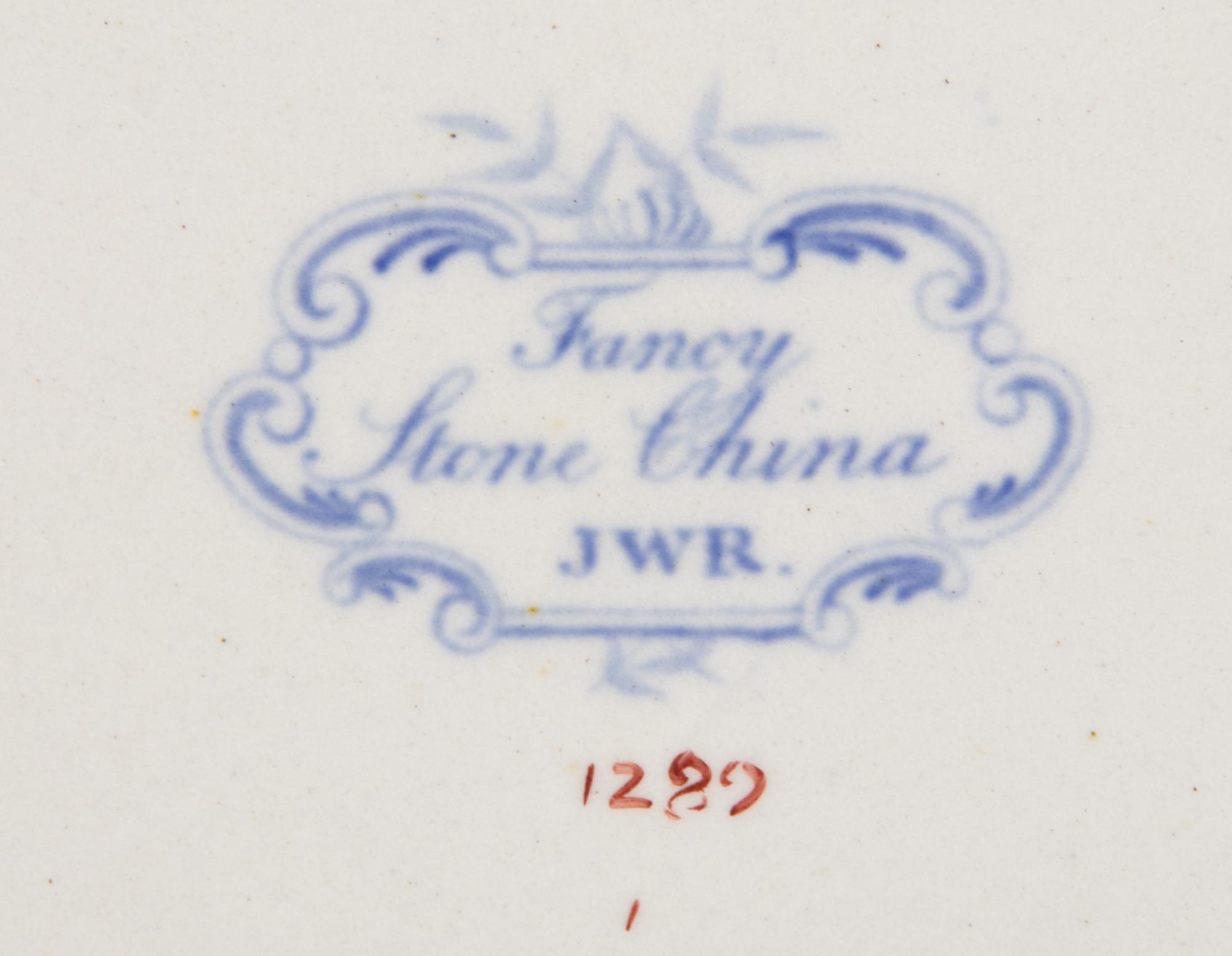 An English Stoneware Dinner Service