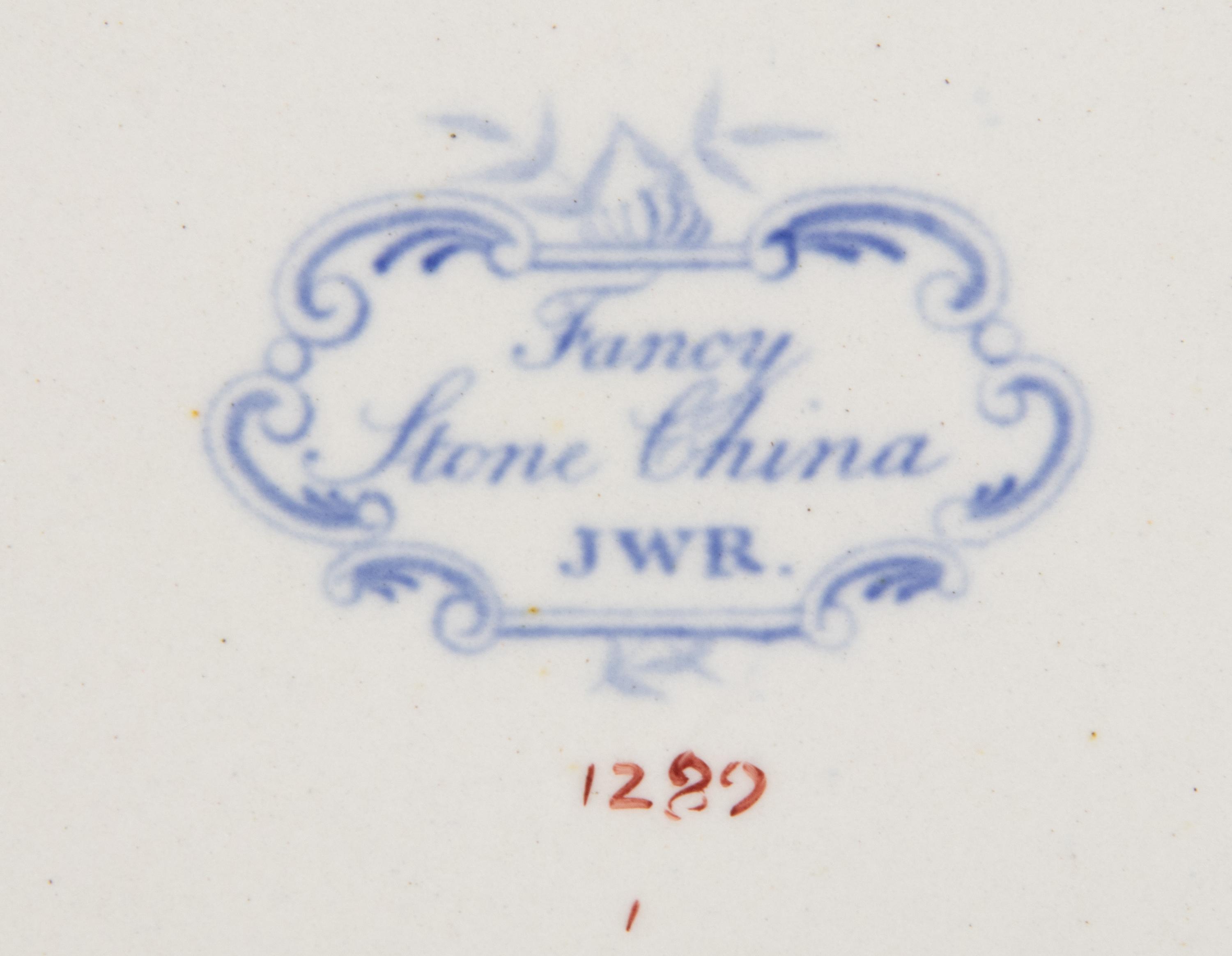 An English Stoneware Dinner Service