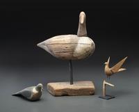 Three Folk Art Bird Carvings or Decoys