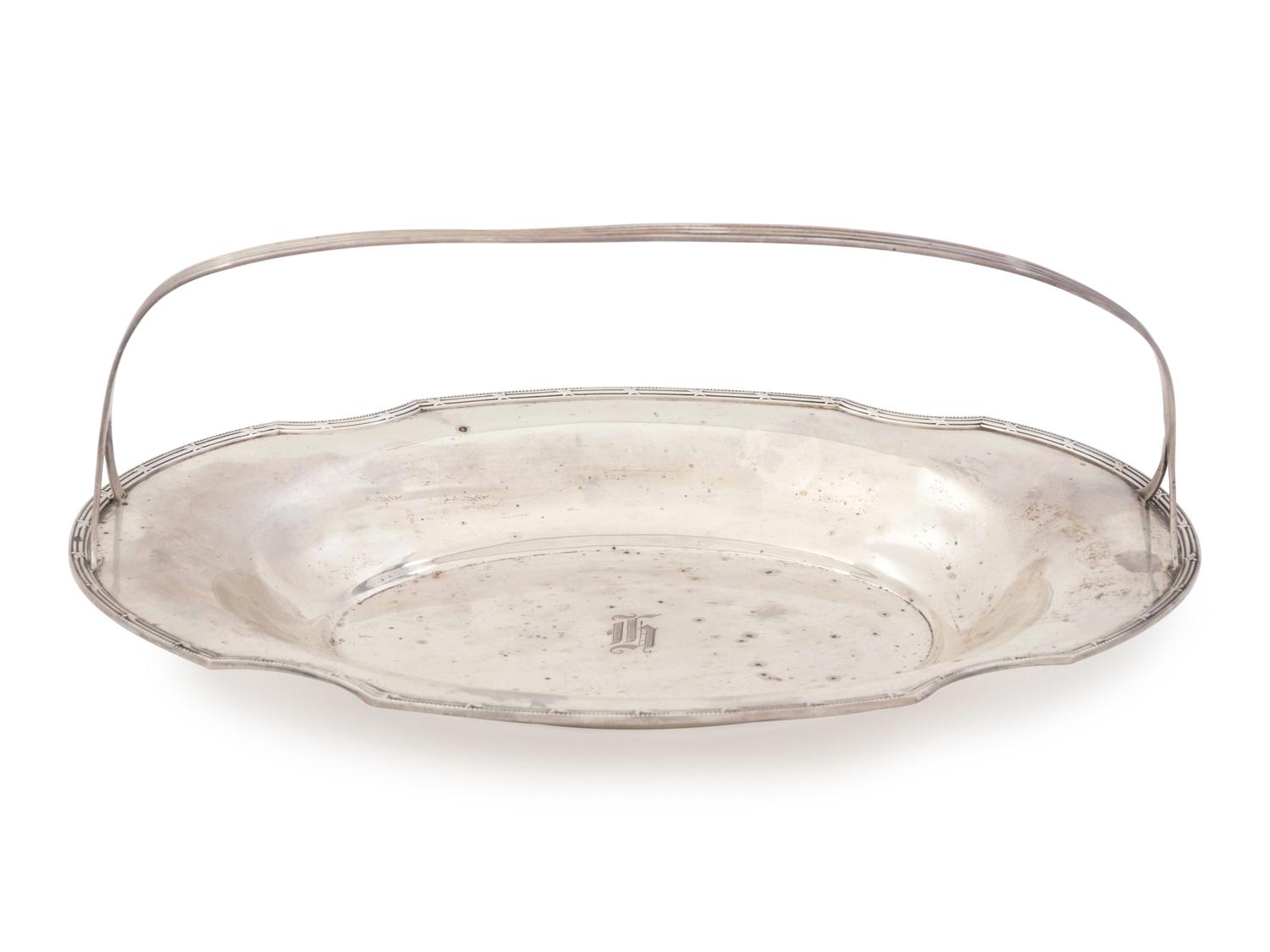 An American Silver Bread Basket