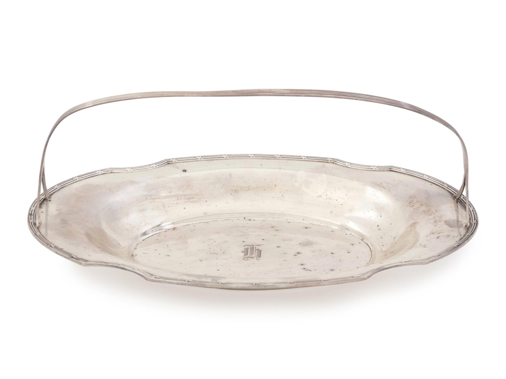 An American Silver Bread Basket