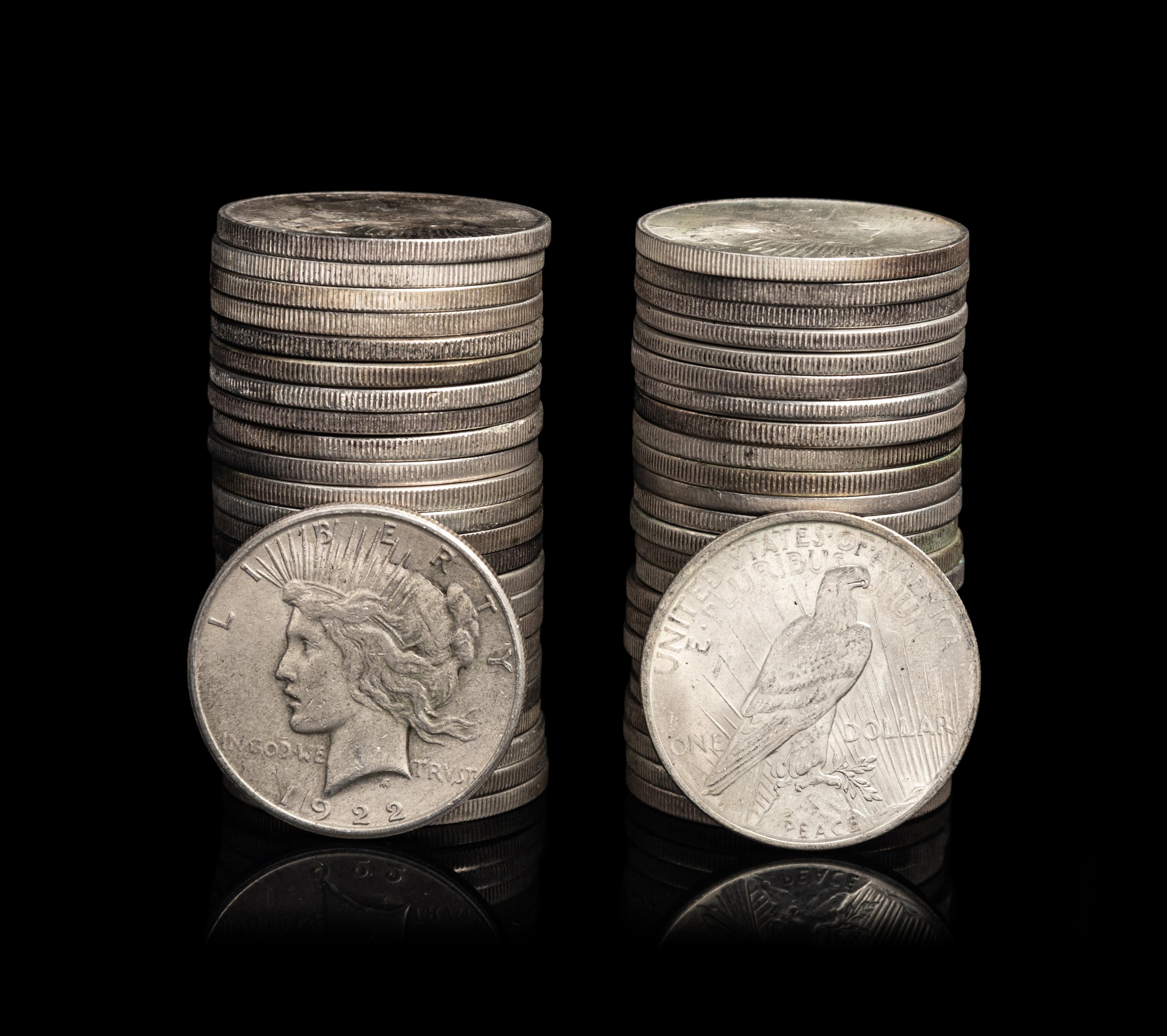 Fifty Peace $1 Coins