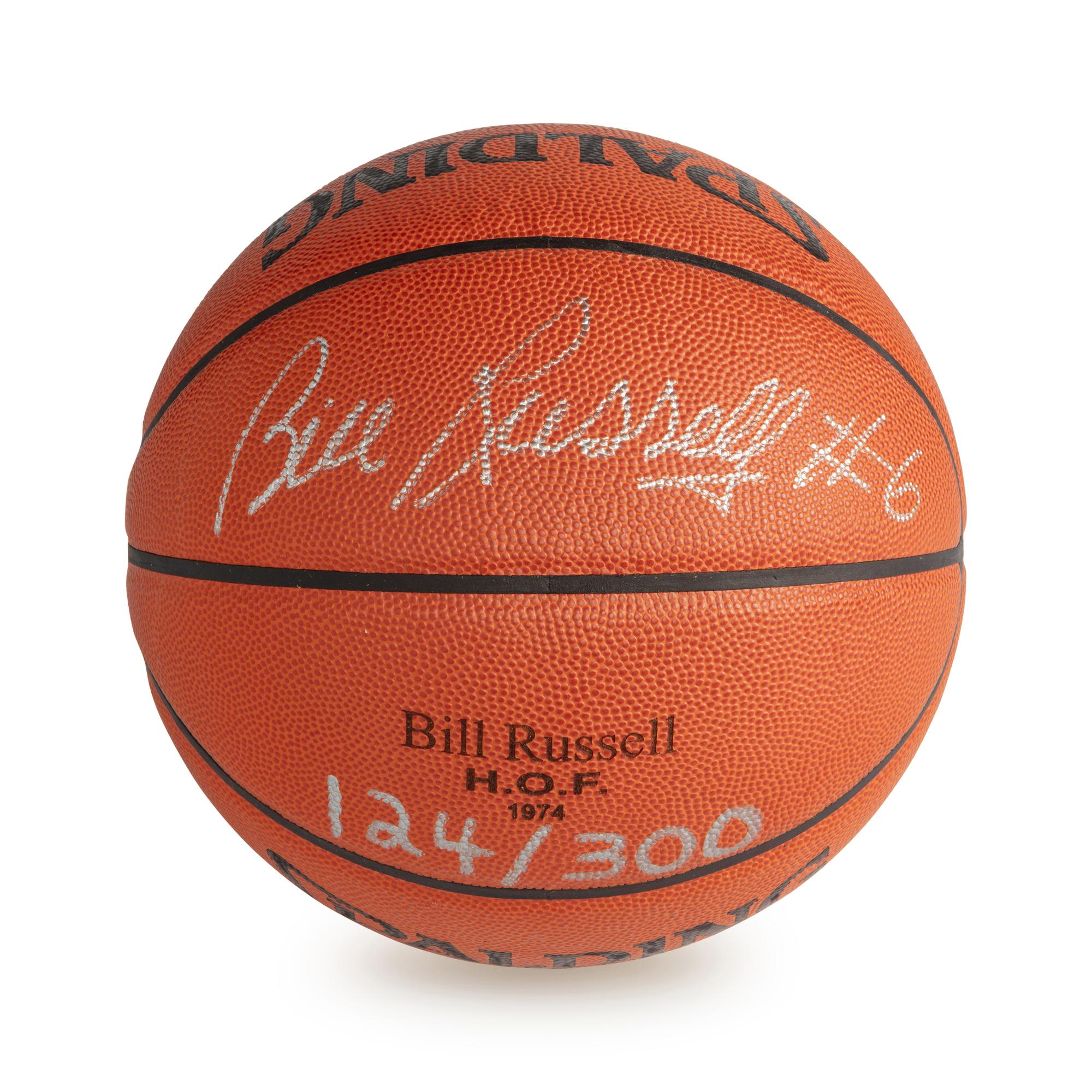 A Bill Russell Signed Autograph Basketball (Beckett Authentication Services)