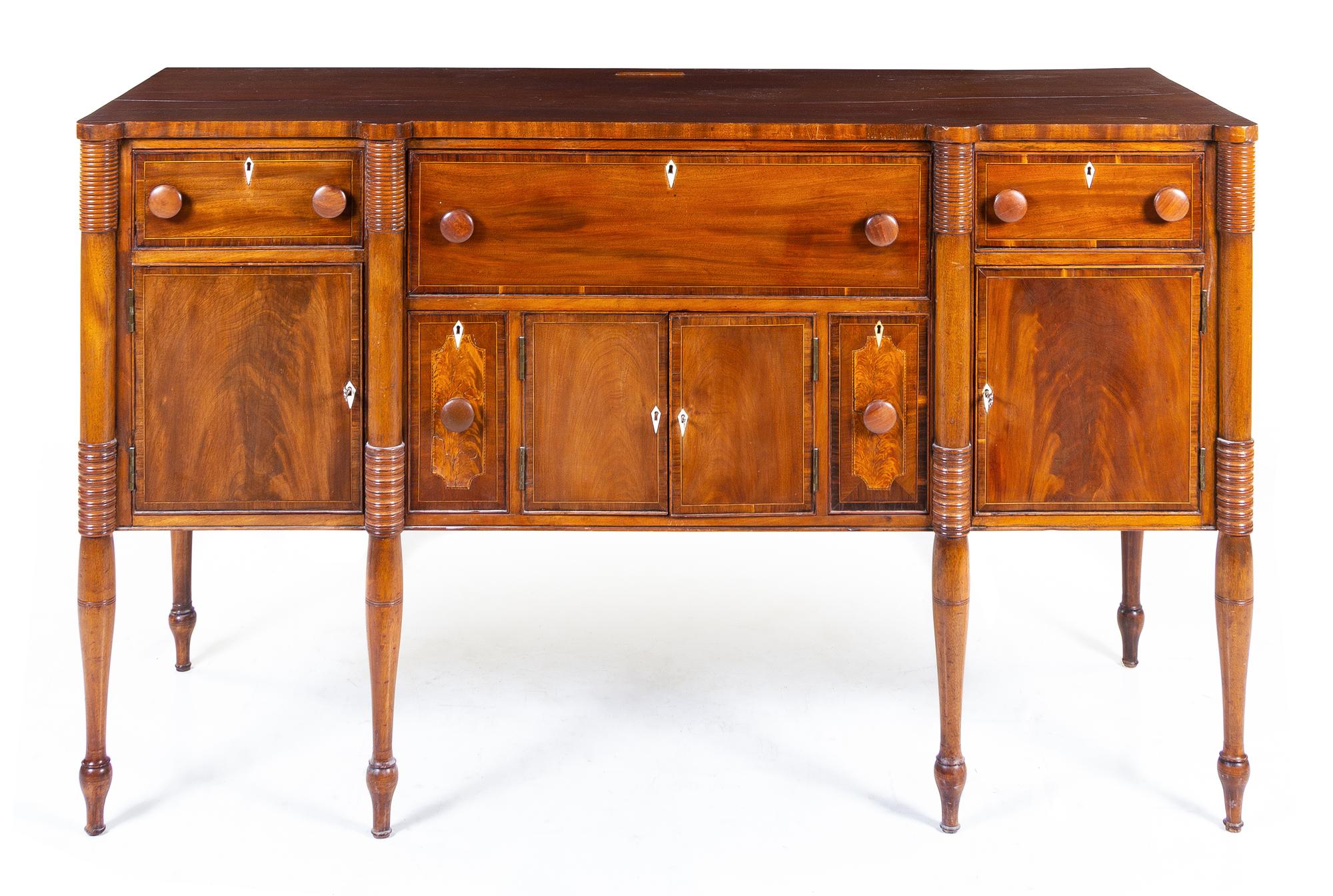 An American Mahogany Sideboard