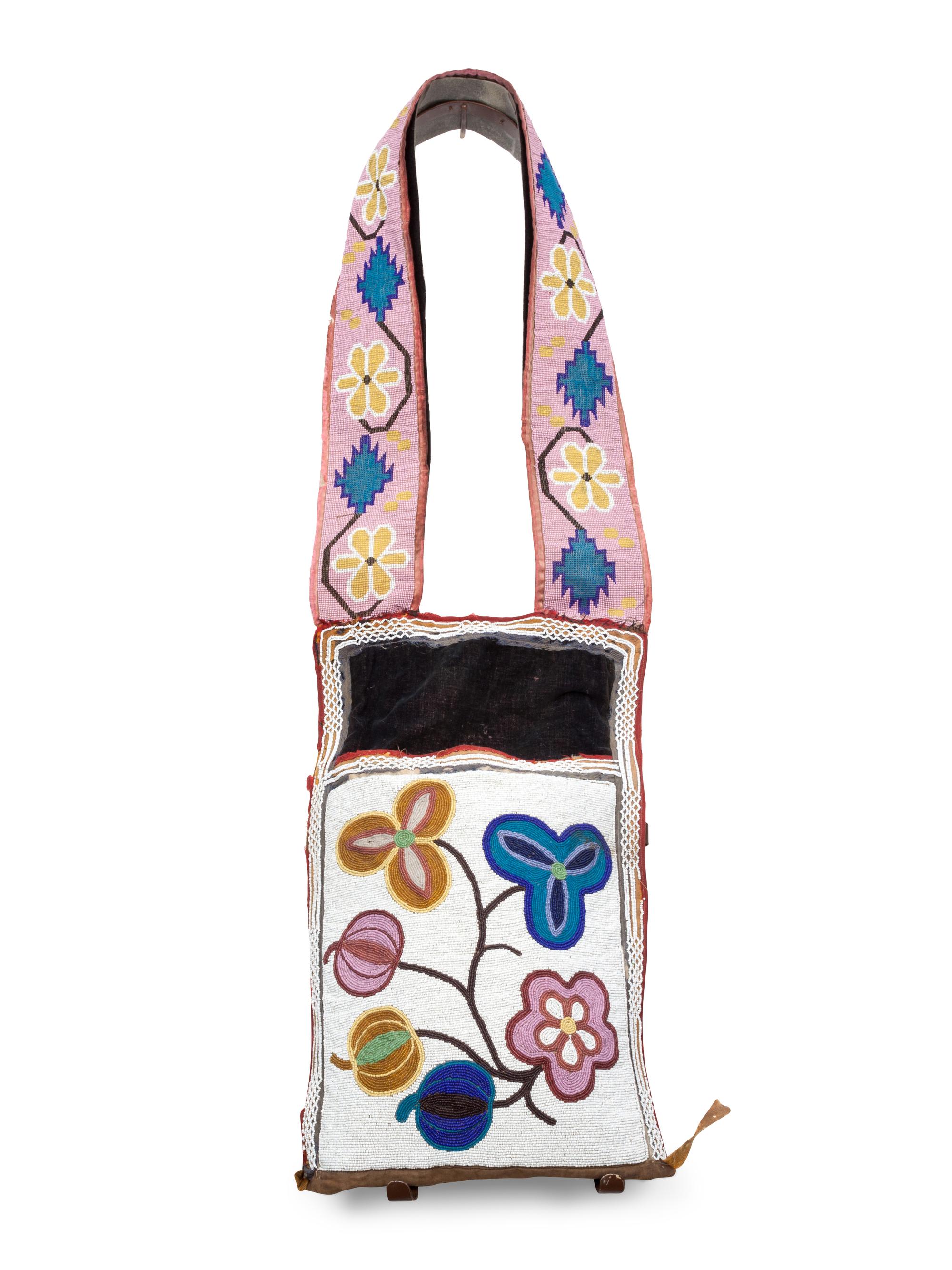 Great Lakes Beaded Bandolier Bag