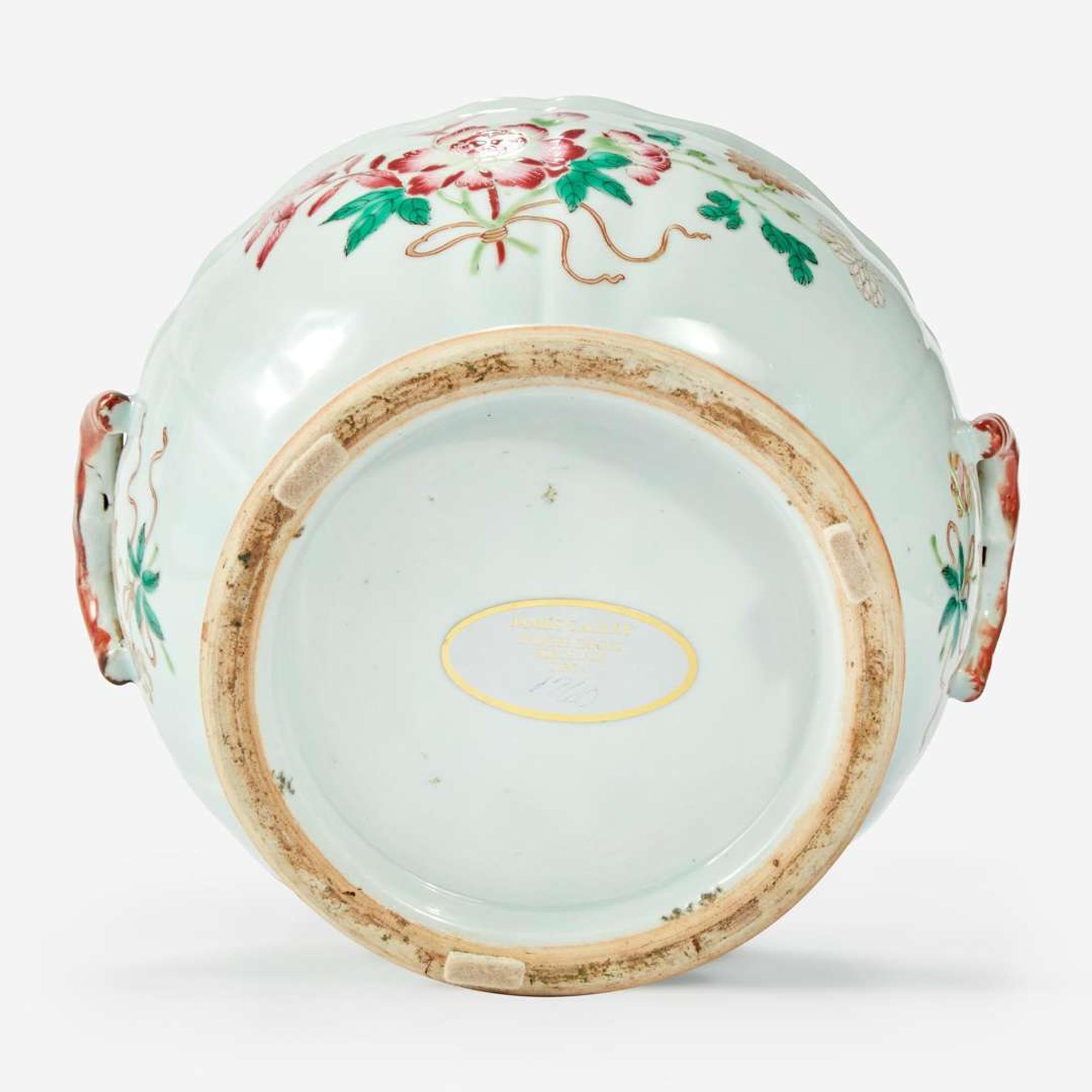 A Chinese Export Porcelain Famille Rose Covered Tureen circa 1760