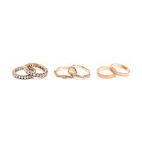 COLLECTION OF YELLOW GOLD RINGS