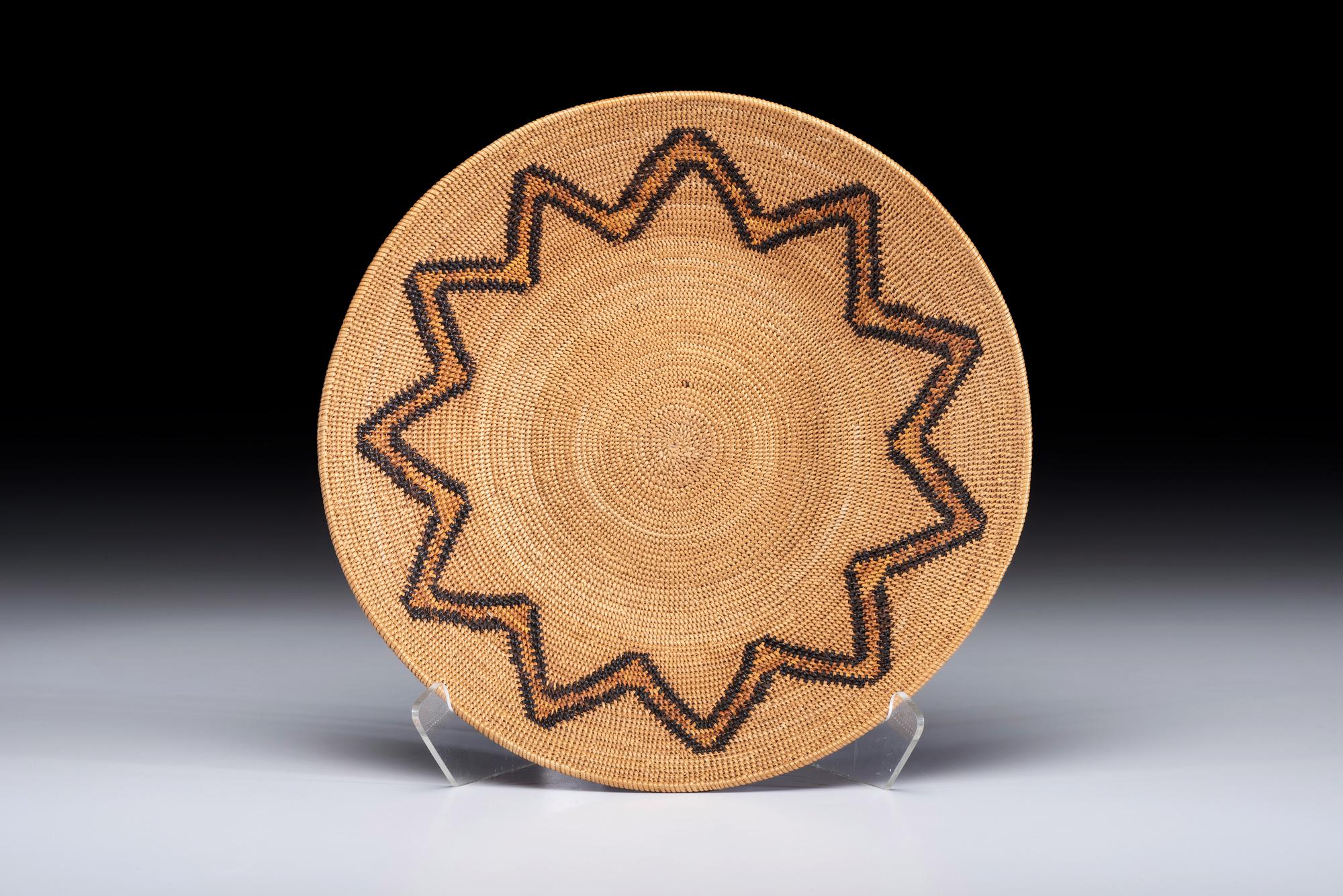 California Mission Polychrome Basket