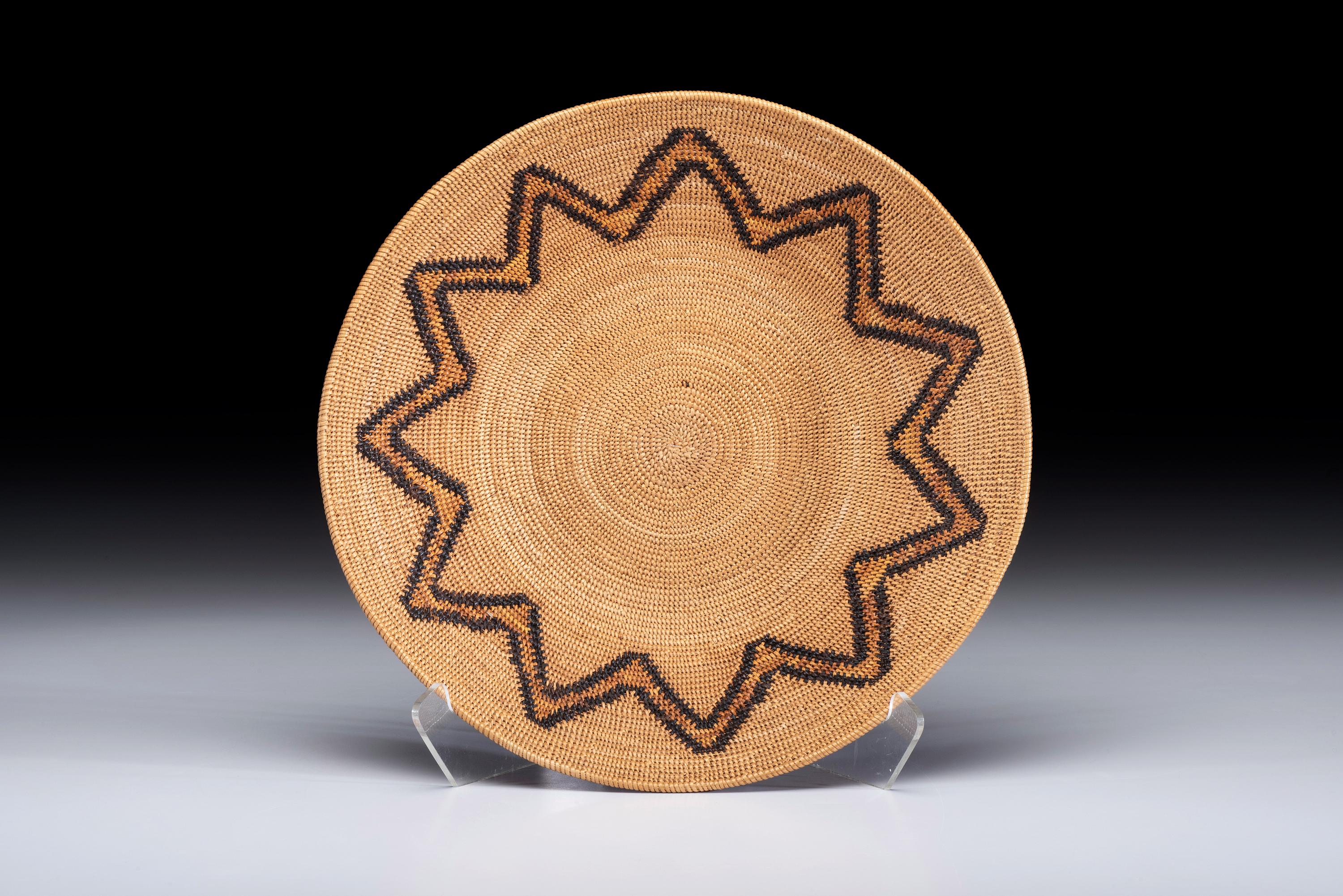 California Mission Polychrome Basket