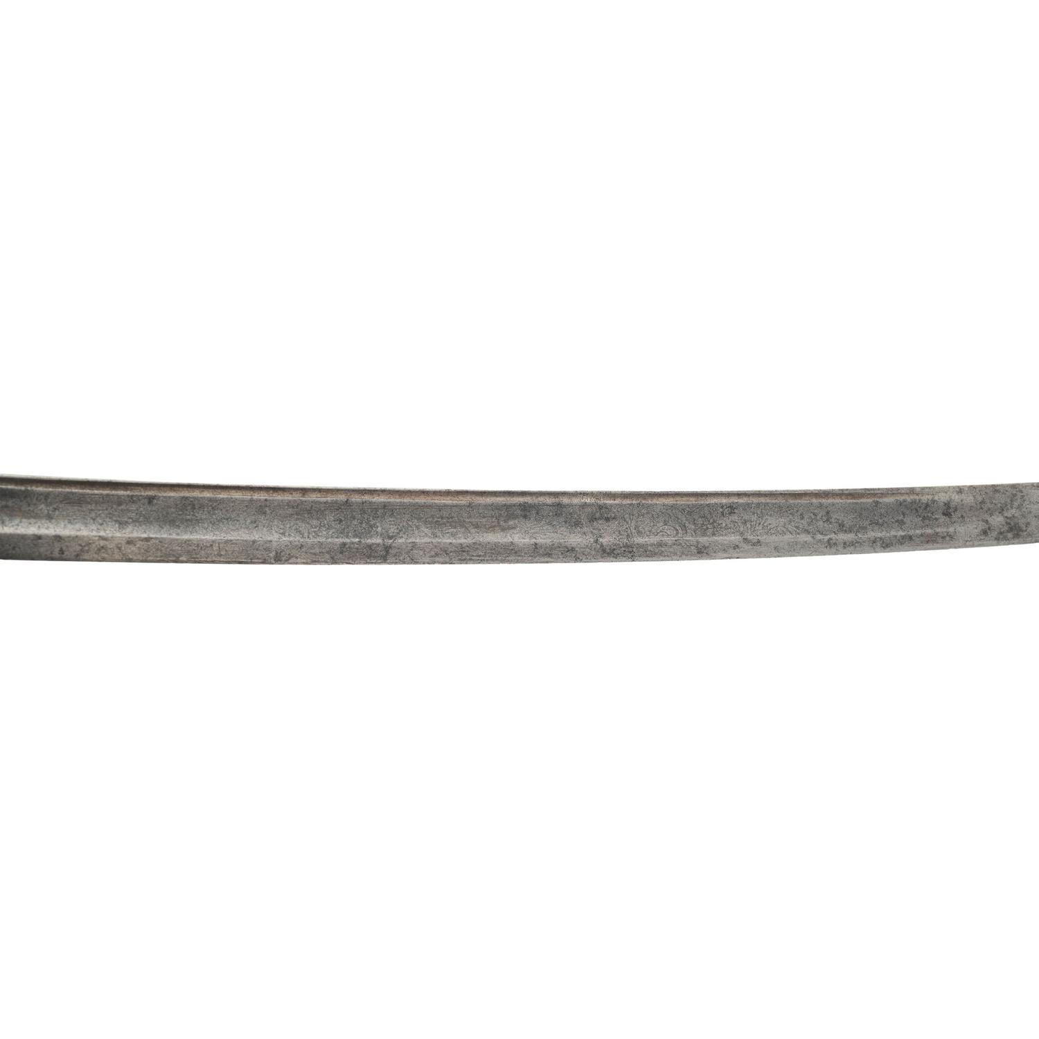 German Silver Gripped Officers Sword Inscribed to Isaiah Conley - 101st PA Infantry - POW and Prison Escapee
