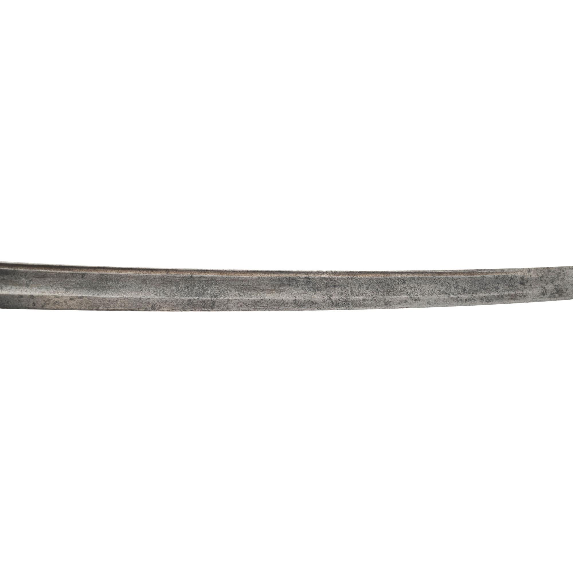German Silver Gripped Officers Sword Inscribed to Isaiah Conley - 101st PA Infantry - POW and Prison Escapee