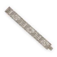 Maynier et Pinçon, Art Deco, Diamond and Platinum Bracelet