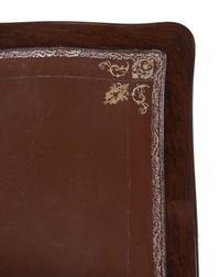 A Louis XV Style Gilt Bronze Mounted Tulipwood Flip-Top Writing Table