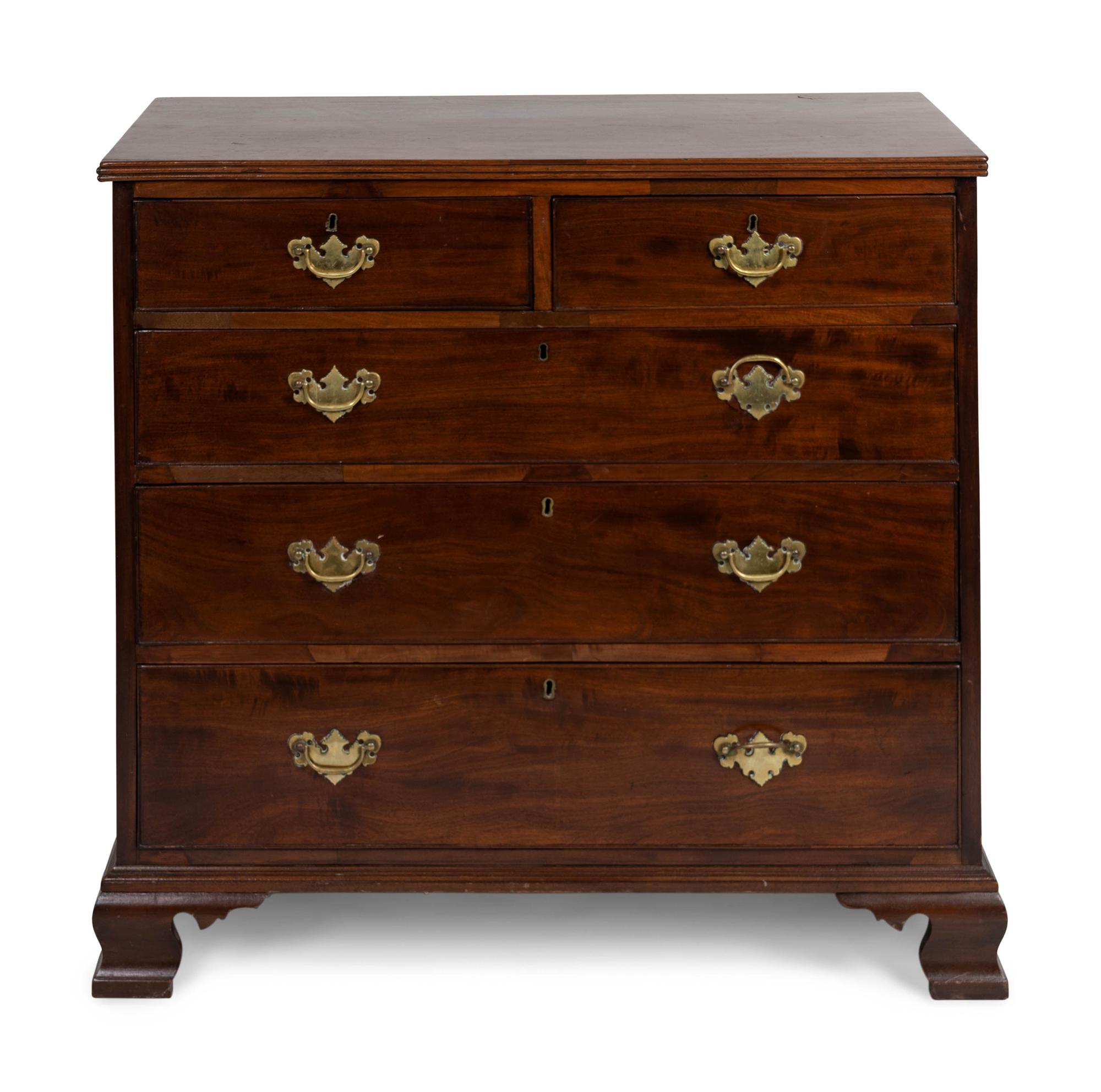 A Chippendale Style Mahogany Chest of Drawers — 19TH CENTURY