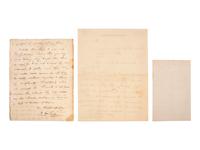 [POLITICS IN AMERICA]. A group of 11 autographed items and ephemera, highlighted by ALsS from John Eaton, Edward Everett, and William Jennings Bryan.