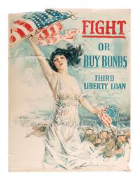 [WORLD WAR I]. A group of 11 posters, including 4 featuring artwork by Howard Chandler Christy, comprising: