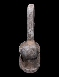 A Canosan Pottery Figural Oinochoe
