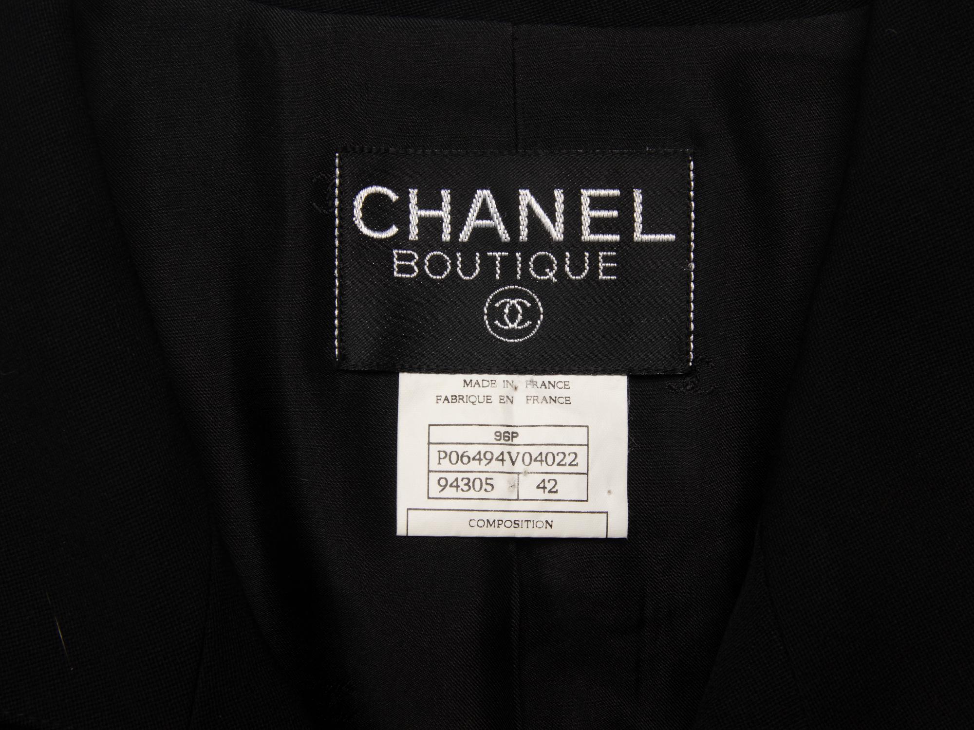 Chanel Black Blazer