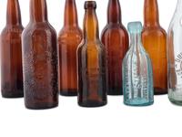 Fifteen Cincinnati Brewery and Mineral Water Bottles