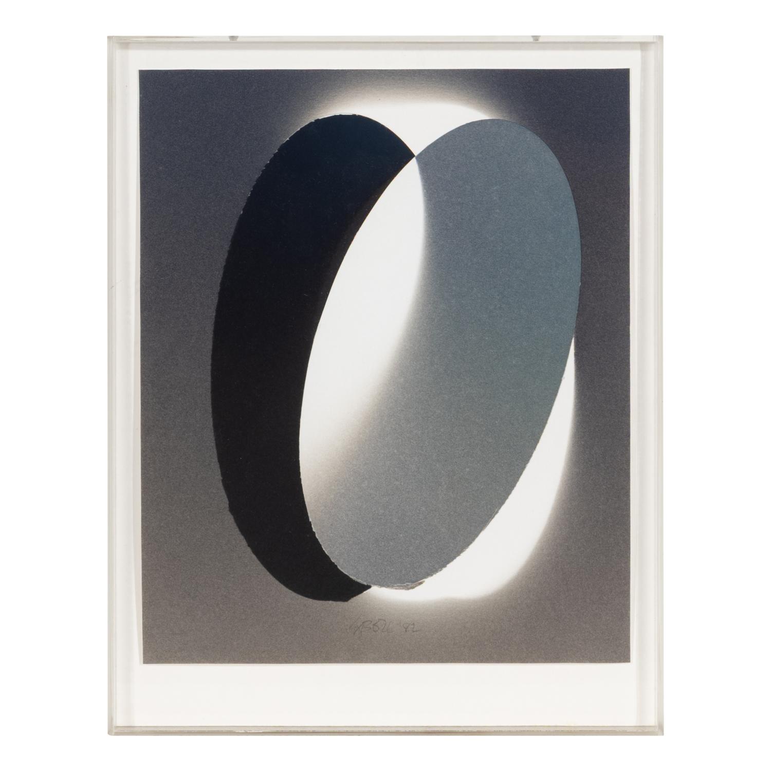 Larry Bell (American, b. 1939) — VSE 11 (Very Small Ellipse) , 1982