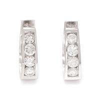 DIAMOND HOOP EARRINGS