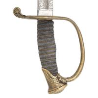 Horstmann Finley Etched Curved Blade Foot Officer's Sword Presented to Cpt. John McDowell - 77th PA