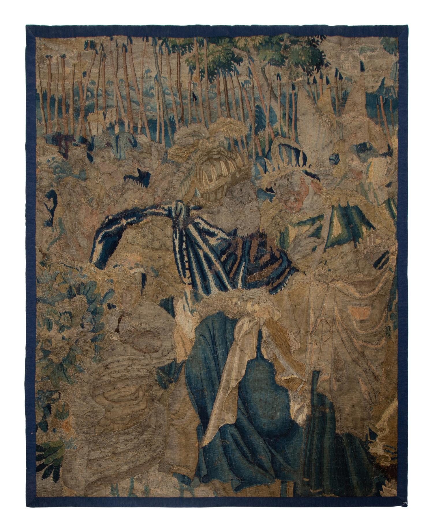 A Flemish Wool Tapestry Panel