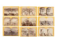 O'SULLIVAN, Timothy (1840-1882) and William BELL (1830-1910), photographers. Complete Set of 50 stereoviews from the Wheeler Expeditions of 1871-1874.