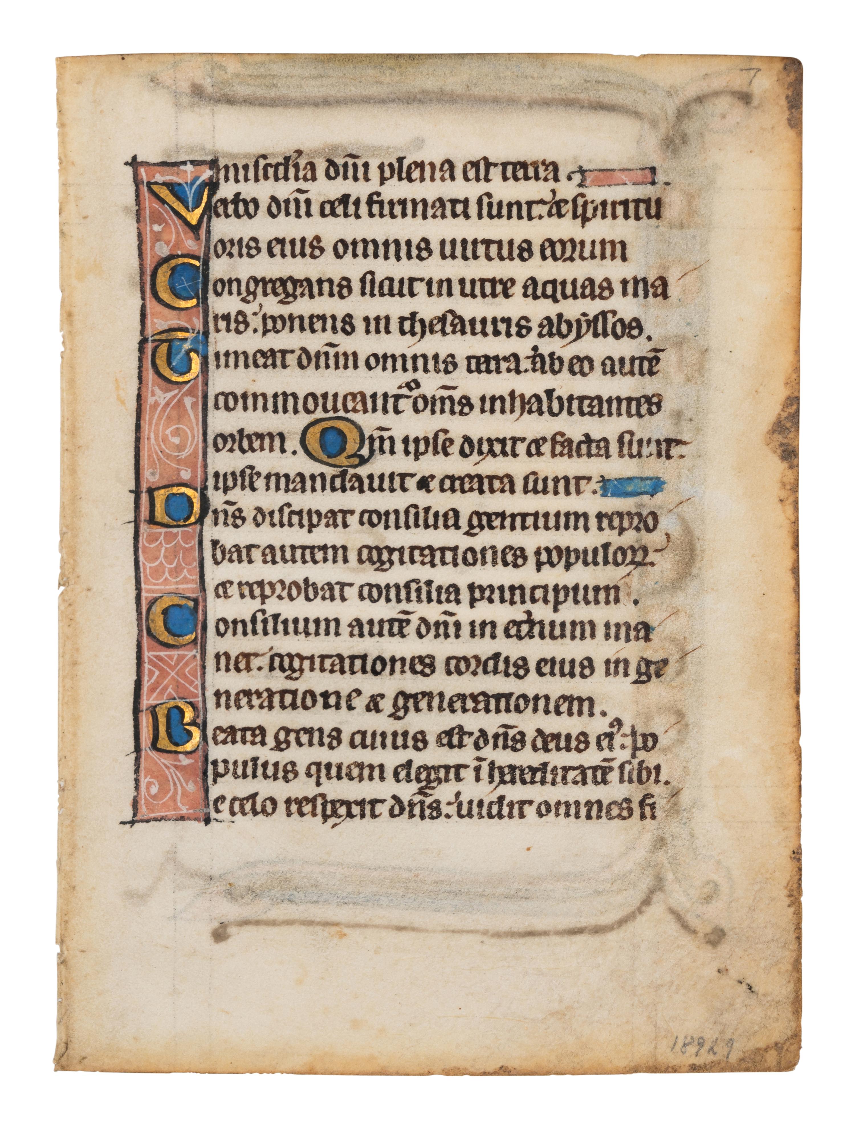 A collection of leaves from Psalter manuscripts, illuminated in Flanders in the first half of the thirteenth century, joined with a group of seventeenth- or eighteenth-century Psalter leaves drawn according to similar models