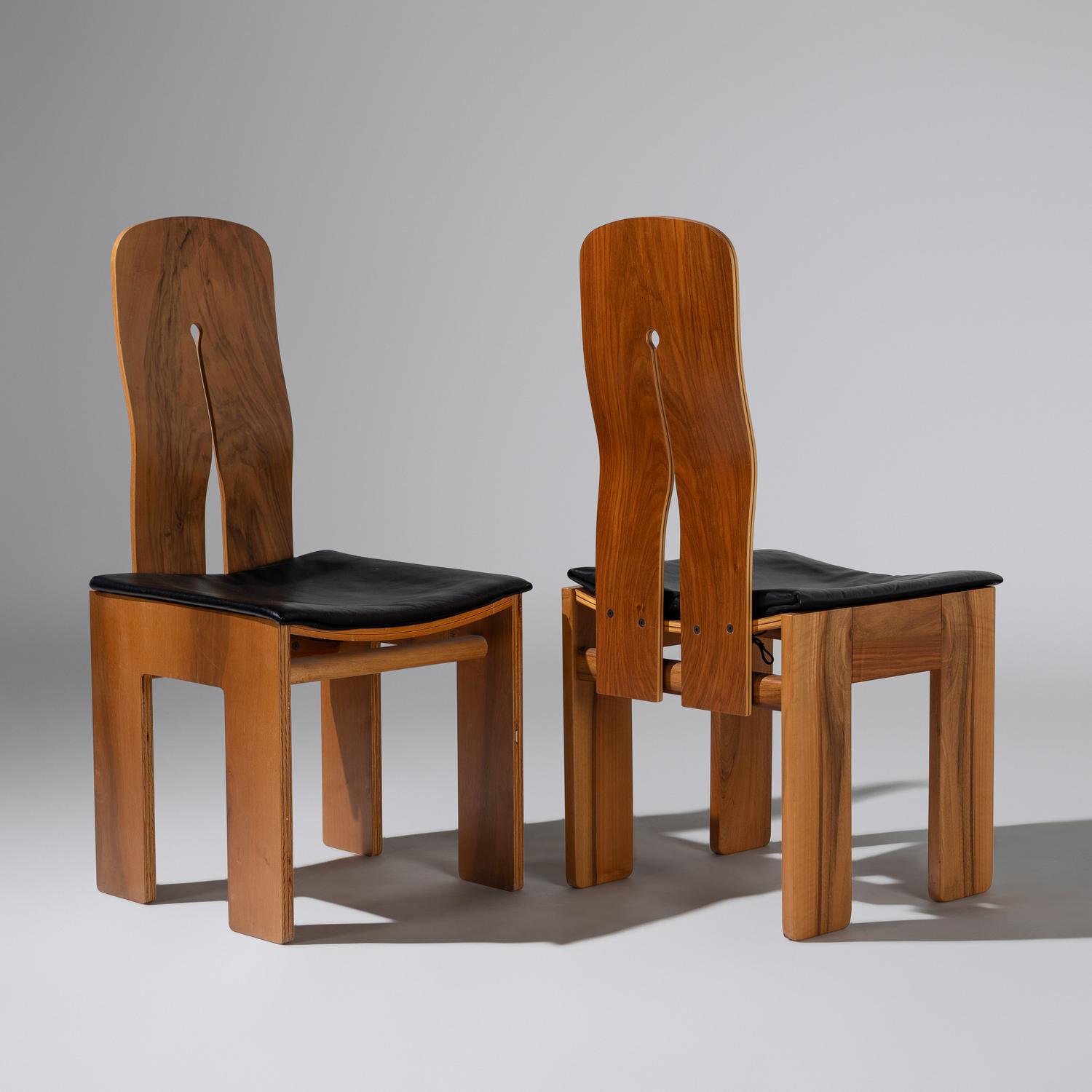 Set of 10 model 1934 765 dining chairs, designed 1934 Bernini, Italy, c. 1970