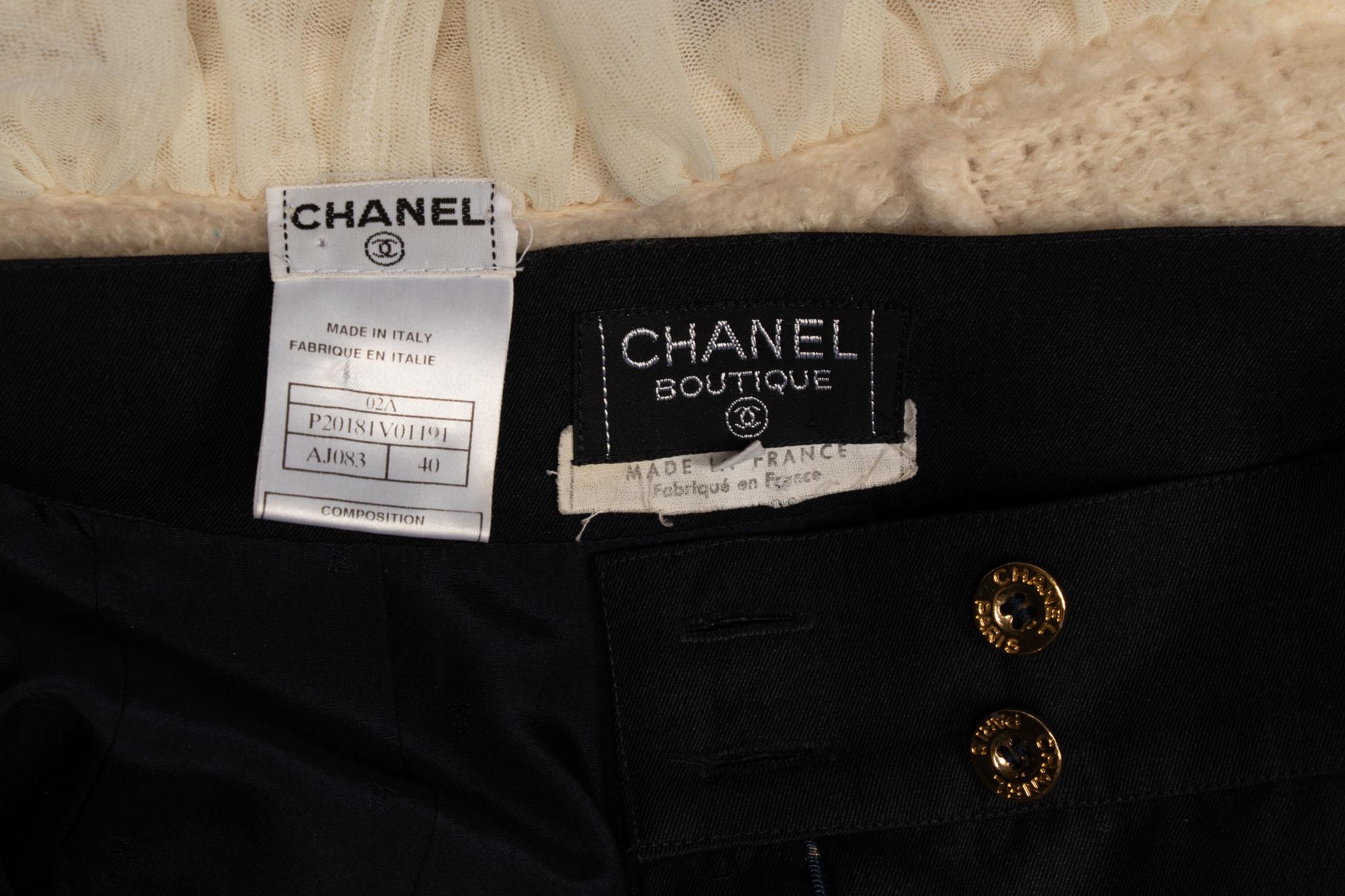 Chanel Cashmere Cardigan and Pant