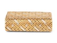An Italian 18-Karat Bi-Color Gold Pill Box