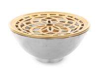 An American Silver Bowl and Associated Flower Frog, Tiffany & Co., New York, NY, Circa 1870, the plain bowl with a circular foot, marke