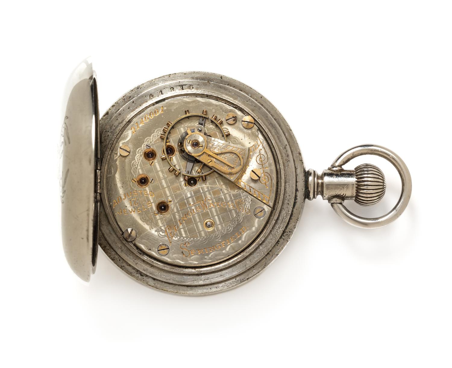 A Silveroid Open Face Pocket Watch, Illinois, Circa 1907, 110.60 dwts.