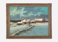 Eric Sloane (American, 1905-1985) - New Hampshire in January
