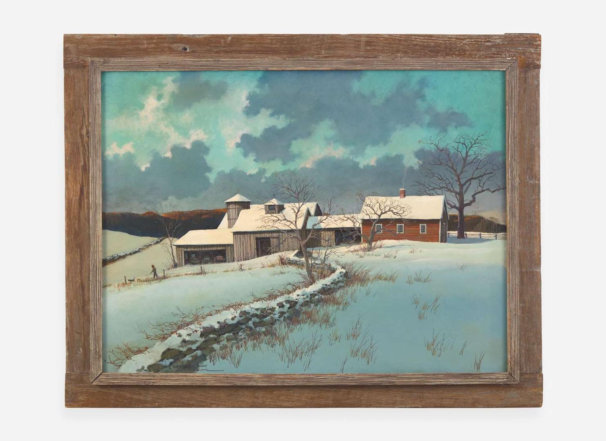 Eric Sloane (American, 1905-1985) - New Hampshire in January