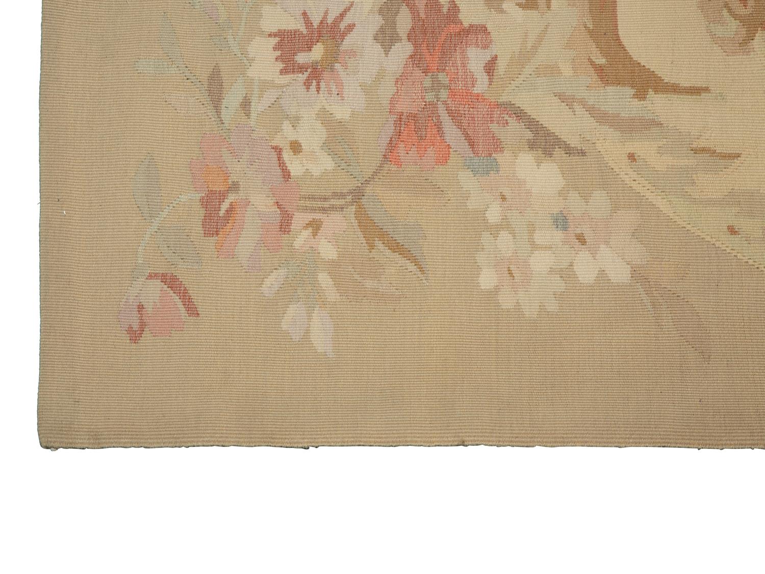 An Aubusson Style Wool Carpet