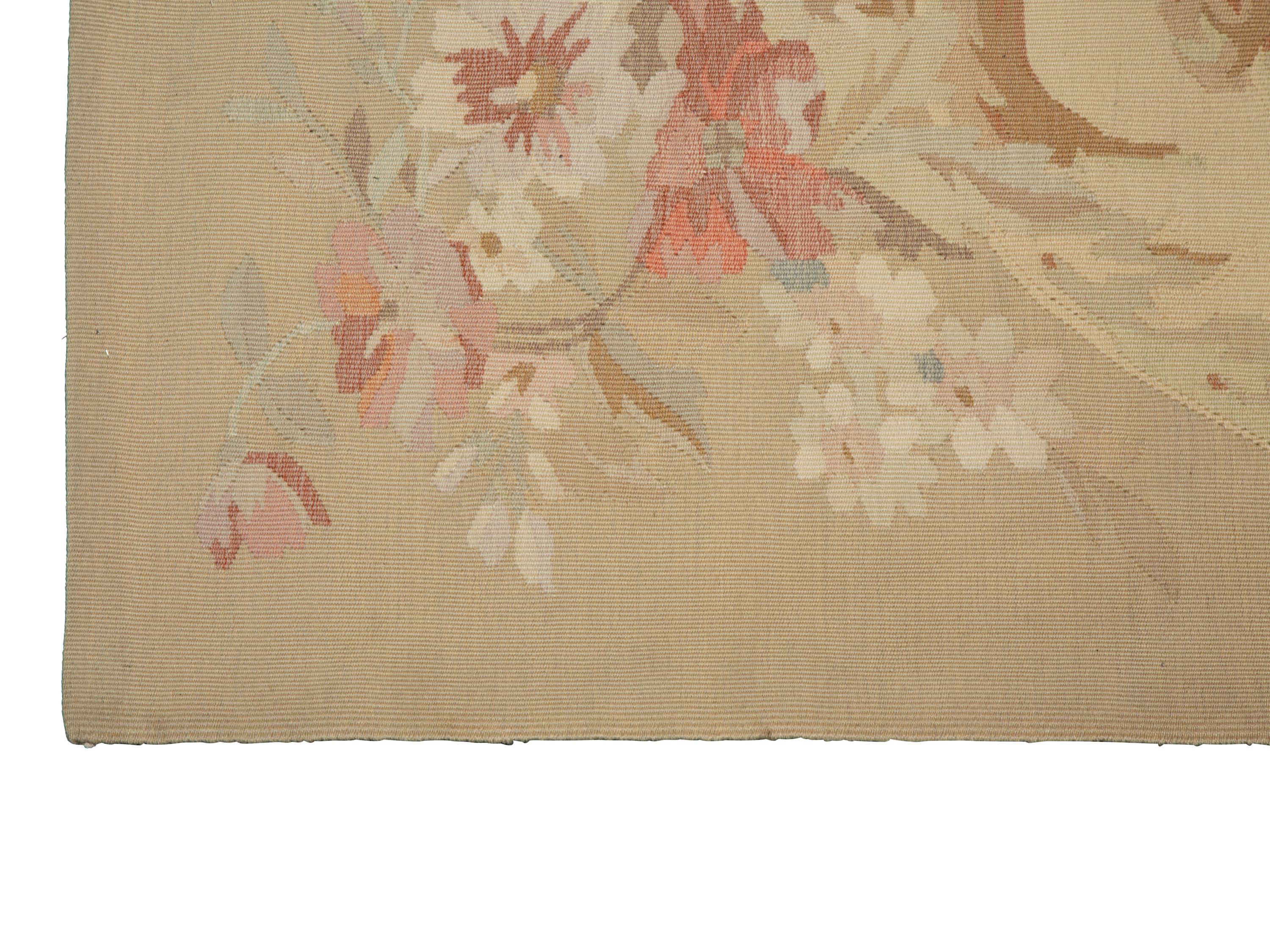 An Aubusson Style Wool Carpet